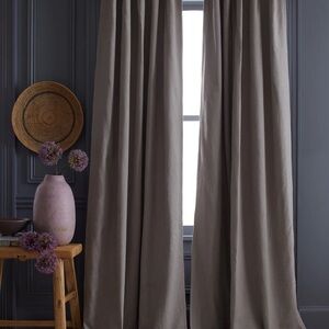 Quince Cotton Slub Room Darkening Curtain